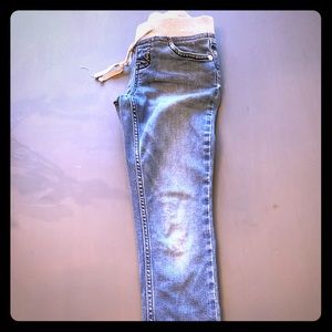 Justice girls super skinny jeans 8